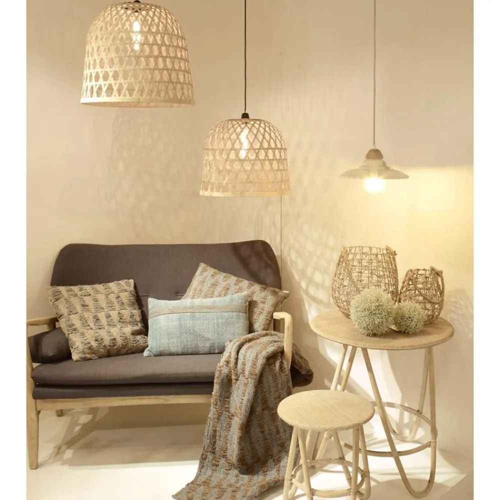 Pomax Suspensions-LAESO - suspension - bambou - DIA 41 x H 36 cm - naturel