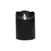 Pomax Bougies Led | Bougies-LED CANDLE - bougie led a/minuteur - synthétique - DIA 7 x H 10 cm - noir