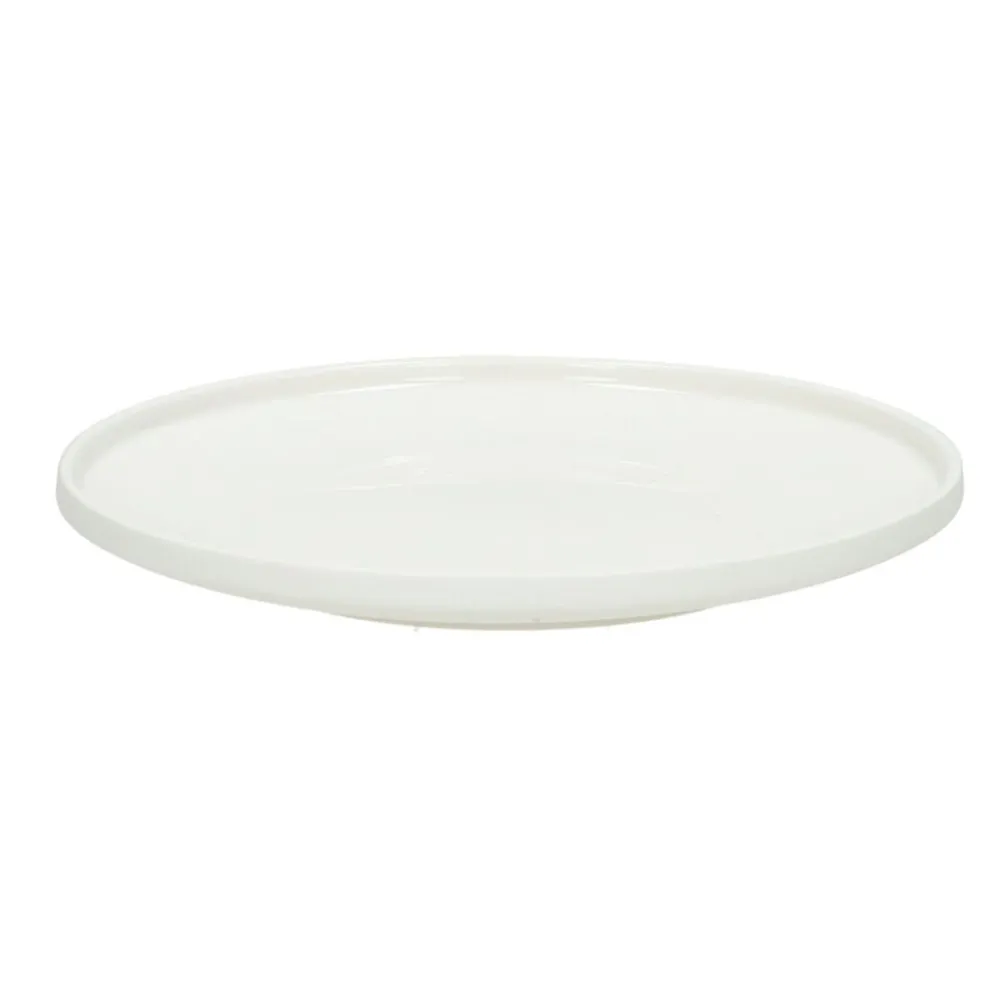 Pomax Vaisselle-LEGGERO - assiette à pain - porcelaine - DIA 15 x H 1,8 cm - blanc