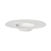 Pomax Vaisselle-LEGGERO - assiette creuse - porcelaine - DIA 28 x H 4,8 cm - blanc