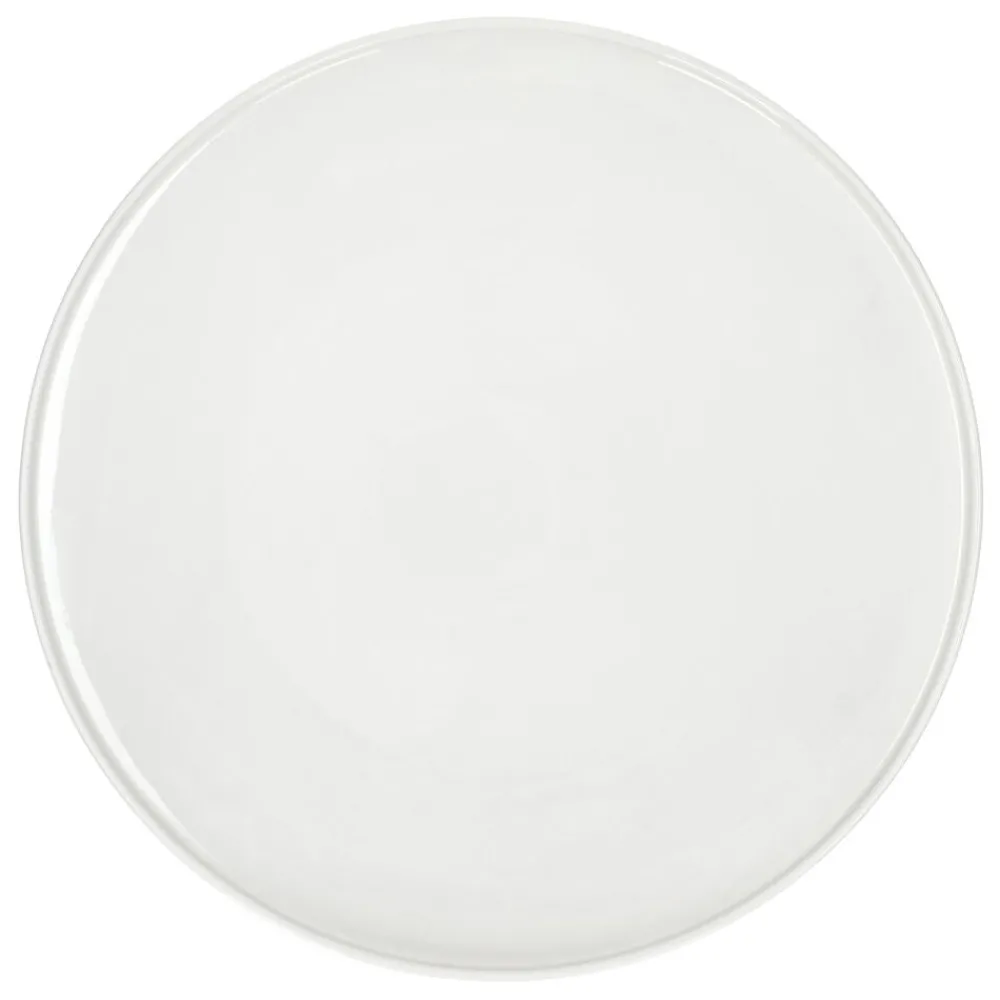 Pomax Vaisselle-LEGGERO - assiette de présentation - porcelaine - DIA 31 x H 2,3 cm - blanc