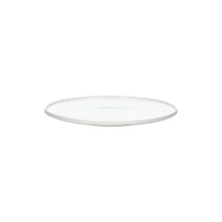 Pomax Vaisselle-LEGGERO - assiette dessert - porcelaine - DIA 19 x H 2 cm - blanc