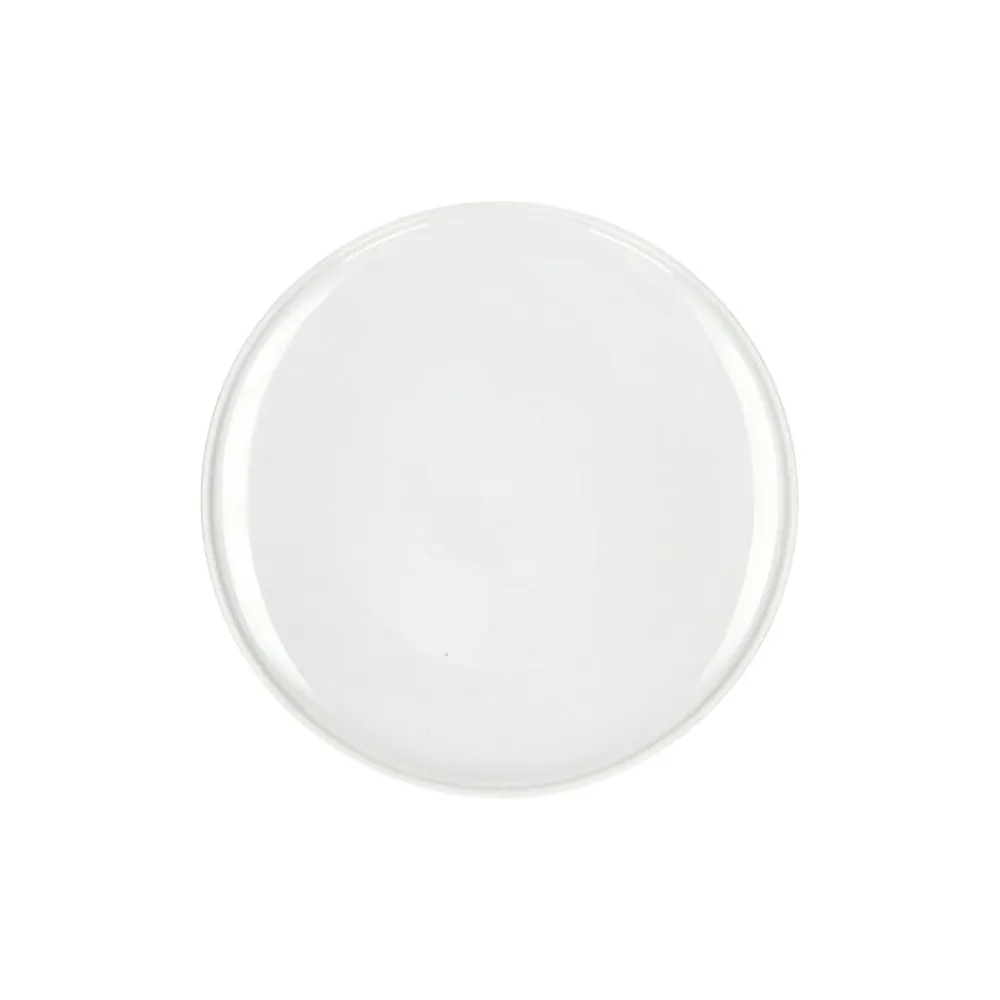 Pomax Vaisselle-LEGGERO - assiette dessert - porcelaine - DIA 19 x H 2 cm - blanc
