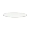 Pomax Vaisselle-LEGGERO - assiette plate - porcelaine - DIA 26 x H 2,2 cm - blanc