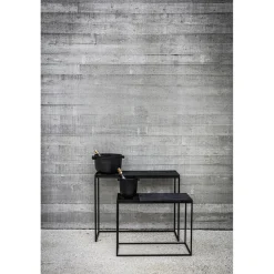 Pomax Accessoires-LISA - seau à champagne - aluminium - L 40 x W 34 x H 24 cm - noir