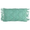 Pomax Coussins-LISBOA - coussin - coton - L 50 x W 30 cm - menthe
