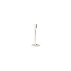 Pomax Chandeliers-LIZZIE - bougeoir - métal - DIA 8 x H 20,5 cm - blanc cassé
