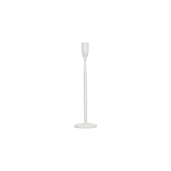 Pomax Chandeliers-LIZZIE - bougeoir - métal - DIA 10,5 x H 50 cm - blanc cassé