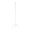 Pomax Chandeliers-LIZZIE - bougeoir - métal - L 25,2 x W 21 x H 90 cm - blanc cassé