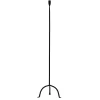 Pomax Chandeliers-LIZZIE - bougeoir - métal - L 24,5 x W 22,5 x H 105 cm - noir
