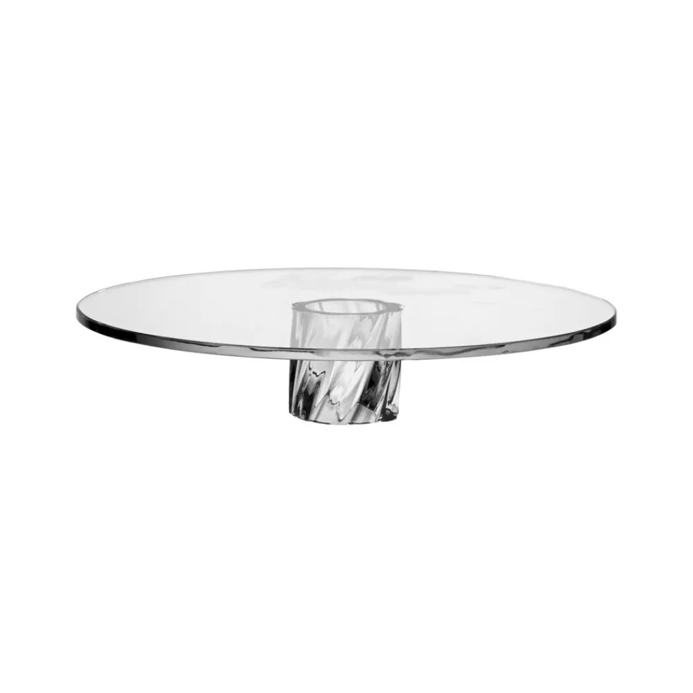 Pomax Accessoires-LOTO - plat - verre borosilicaté - DIA 24 x H 5 cm - transparent