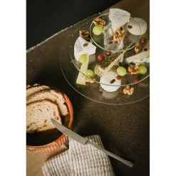 Pomax Accessoires-LOTO - plat - verre borosilicaté - DIA 12,5 x H 6 cm - transparent