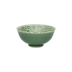 Pomax Vaisselle-LOTUS - bol à céréales - porcelaine - DIA 12 x H 6 cm - vert