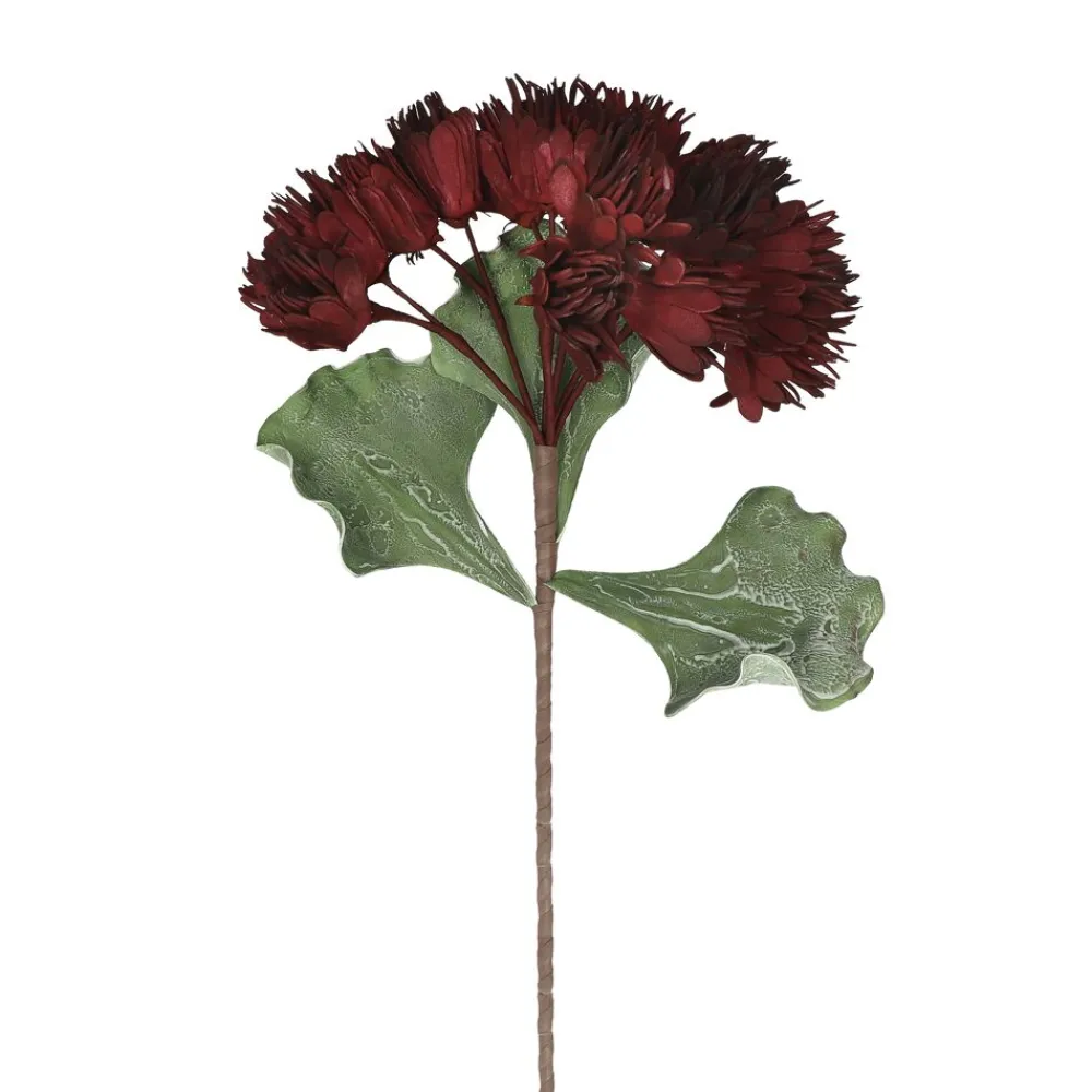 Pomax Fleurs-LOULOU - fleur artificielle - synthétique - H 85 cm - rouge