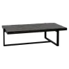 Pomax Tables Basses | Tables-LOXTON - table basse - bois de mangier / métal - L 122 x W 65 x H 36 cm - brun foncé