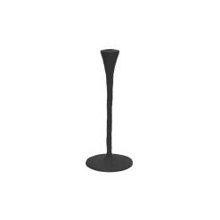 Pomax Chandeliers-LURAY - bougeoir - aluminium - DIA 12,5 x H 30 cm - noir