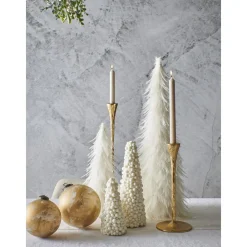 Pomax Chandeliers-LURAY - bougeoir - aluminium - DIA 12,5 x H 30 cm - or