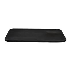 Pomax Plateaux-MACLEAR - plat - bois d'acacia - L 52 x W 32 x H 1,25 cm - noir