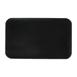 Pomax Plateaux-MACLEAR - plat - bois d'acacia - L 52 x W 32 x H 1,25 cm - noir