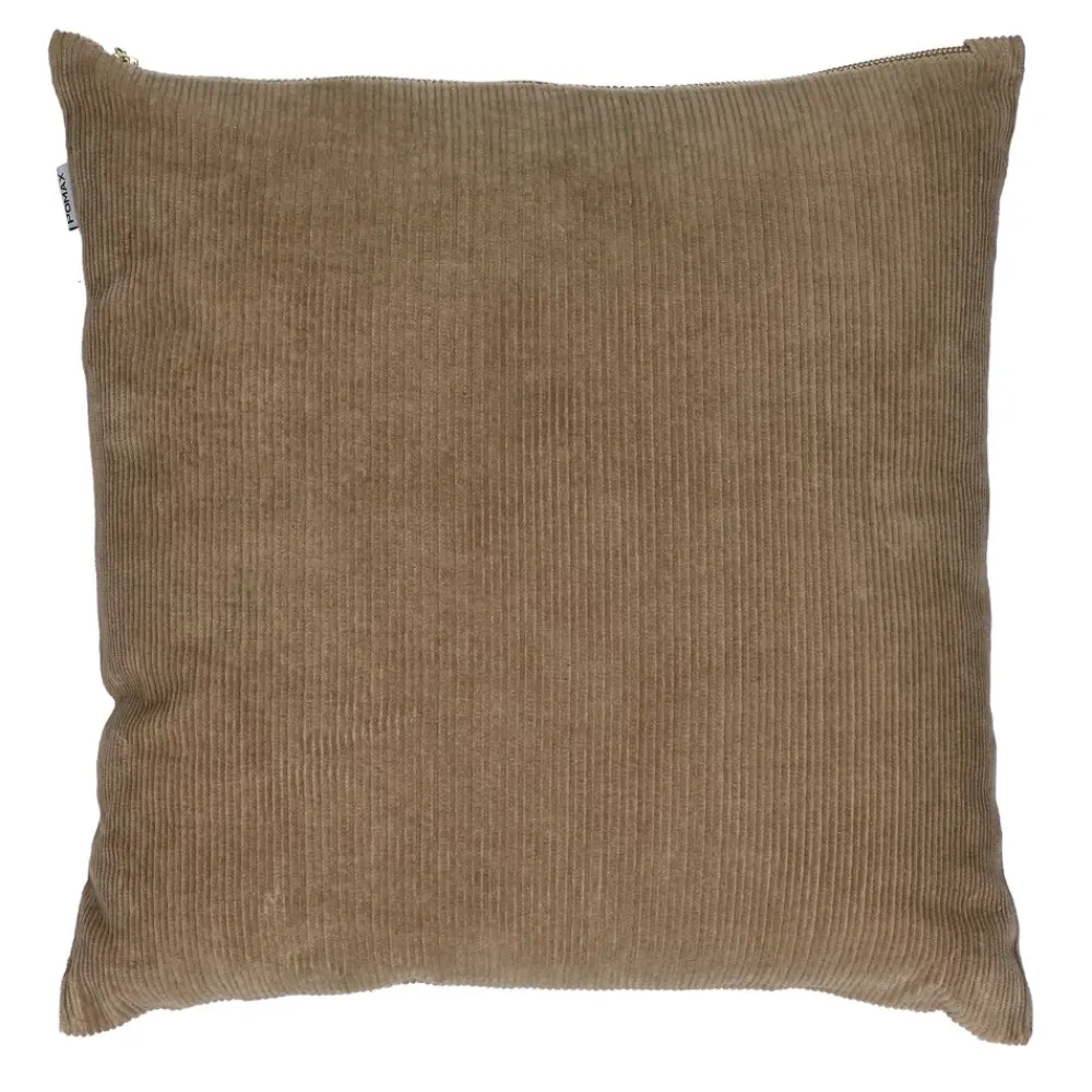 Pomax Coussins-MANCHESTER - coussin - velours - L 45 x W 45 cm - beige