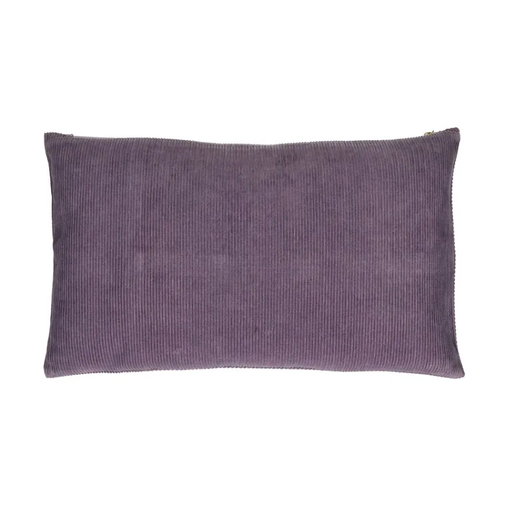 Pomax Coussins-MANCHESTER - coussin - velours - L 50 x W 30 cm - lavande