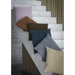 Pomax Coussins-MANCHESTER - coussin - velours - L 45 x W 45 cm - beige