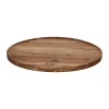Pomax Plateaux-MANHATTAN - plat - bois d'acacia - DIA 45 x H 1,8 cm - naturel
