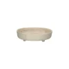 Pomax Bols & Paniers-MARICARO - plat - papier mâché - DIA 28 x H 8 cm - blanc