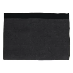 Pomax Linge De Table-MARIKANA - nappe - lin - L 300 x W 170 cm - noir