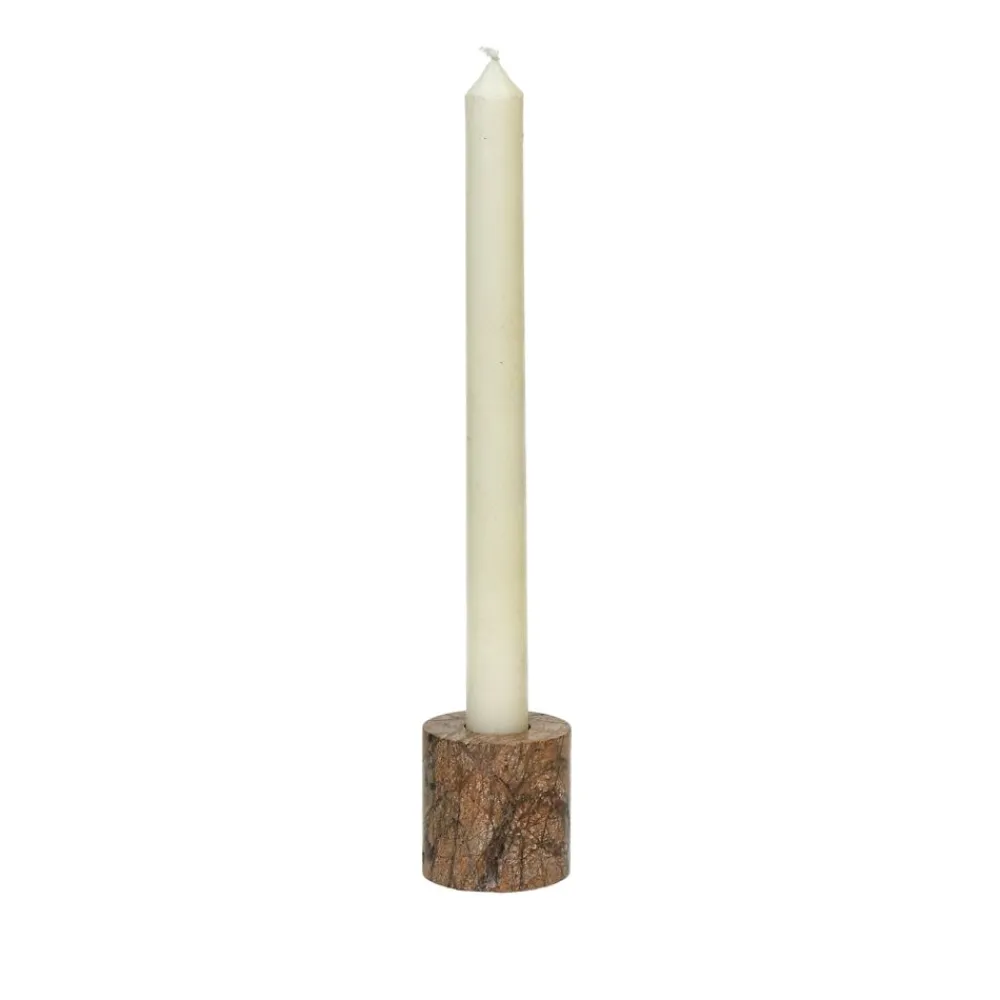 Pomax Chandeliers-MARMAR - bougeoir - marbre - DIA 5 x H 5 cm - rose