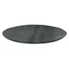 Pomax Accessoires-MARMAR - dessous de plat - marbre - DIA 30 x H 1,5 cm - noir