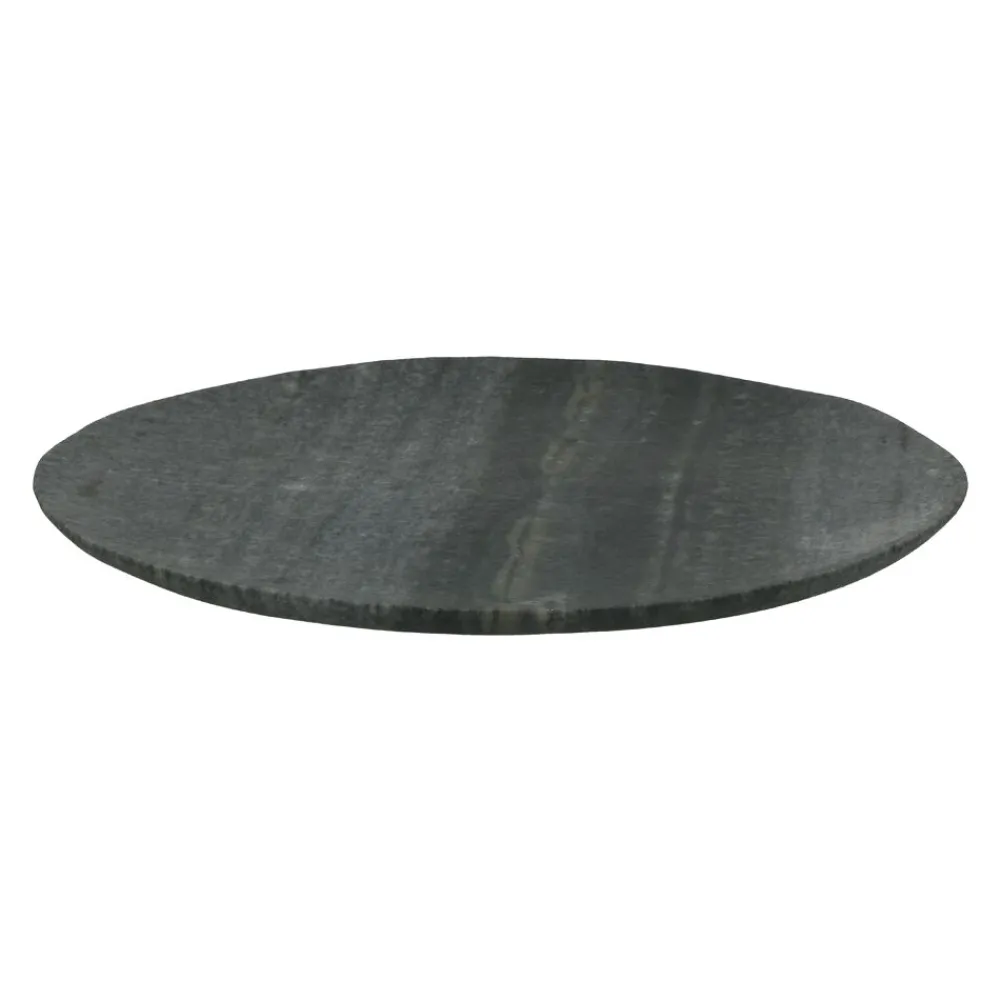 Pomax Accessoires-MARMAR - dessous de plat - marbre - DIA 30 x H 1,5 cm - noir