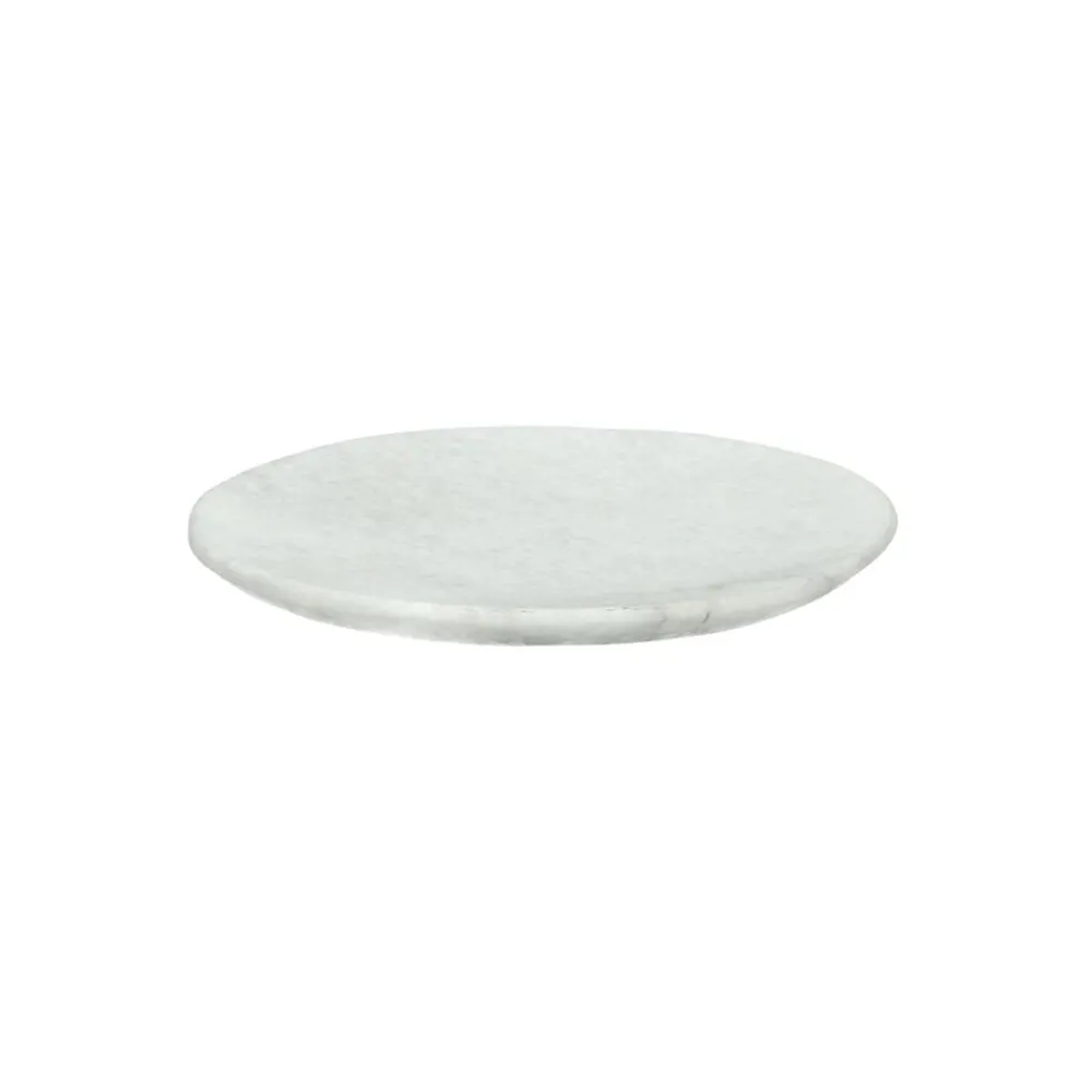 Pomax Accessoires-MARMAR - dessous de plat - marbre - DIA 15 x H 1,5 cm - blanc
