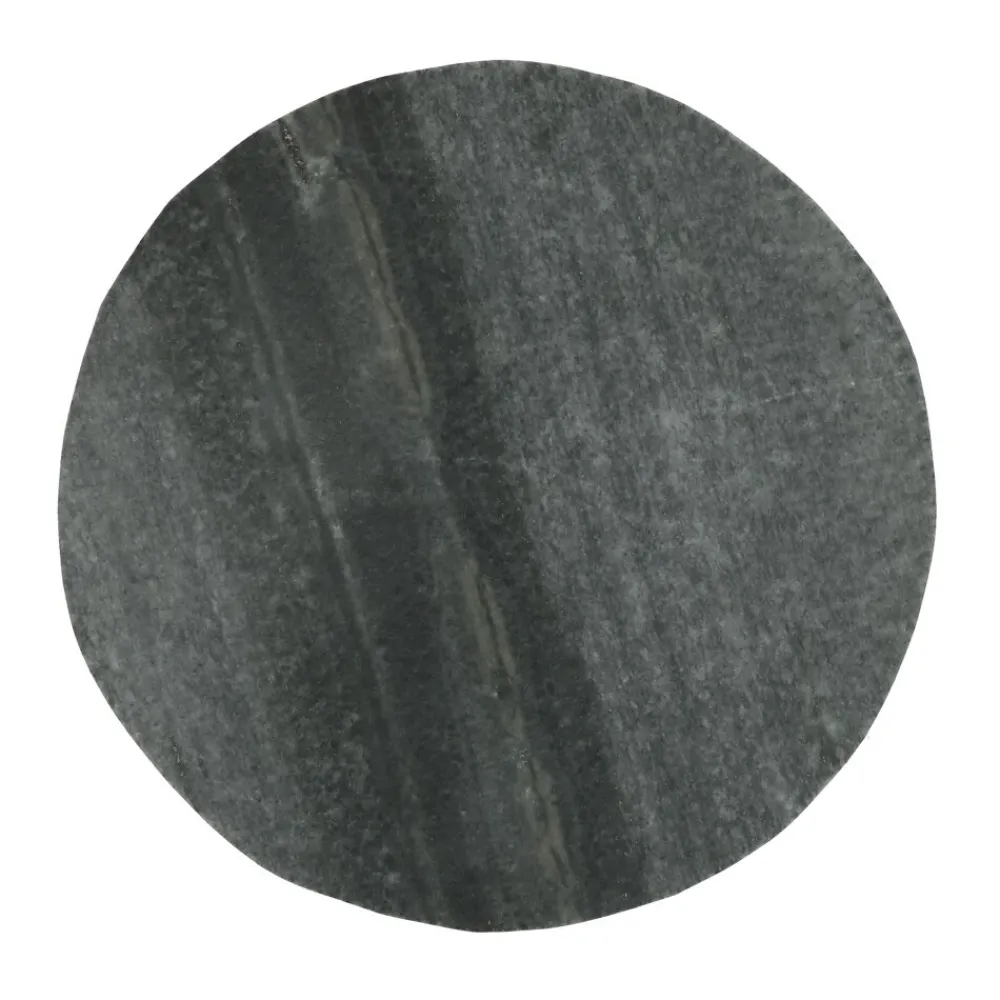 Pomax Accessoires-MARMAR - dessous de plat - marbre - DIA 30 x H 1,5 cm - noir