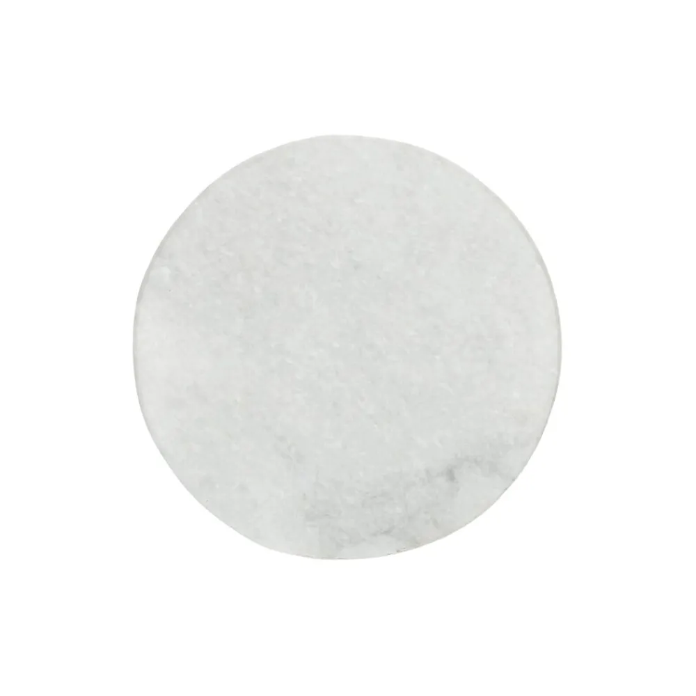 Pomax Accessoires-MARMAR - dessous de plat - marbre - DIA 15 x H 1,5 cm - blanc