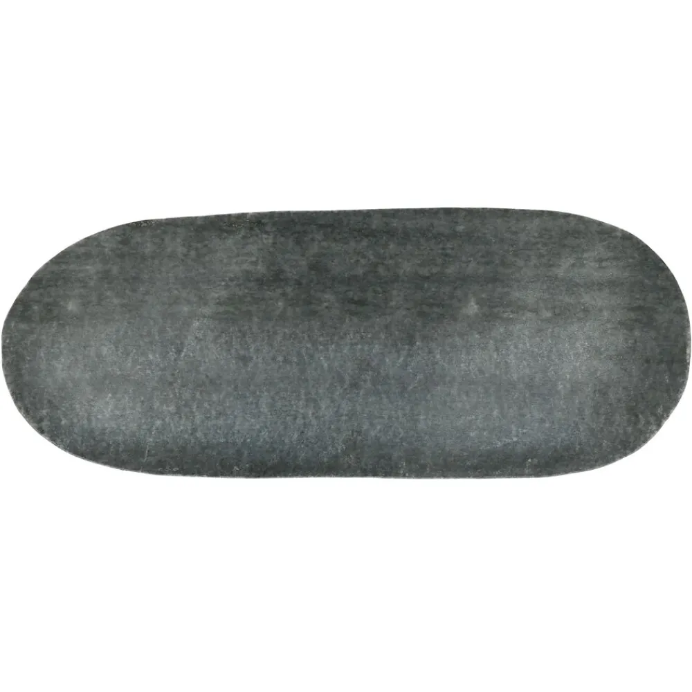 Pomax Accessoires-MARMAR - dessous de plat - marbre - L 40 x W 15 x H 1,5 cm - noir