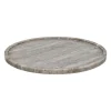 Pomax Bols & Paniers-MARMAR - plat - marbre - DIA 30 x H 1,5 cm - gris