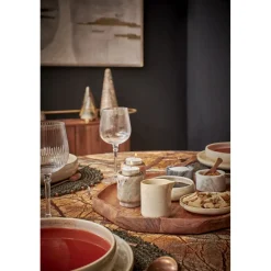 Pomax Chandeliers-MARMORE - bougeoir - marbre - DIA 6 x H 7 cm - rose