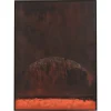 Pomax Tableau / Déco Murale-MARTE - toile avec cadre - canvas / bois - L 100 x W 3,4 x H 140 cm - rouge