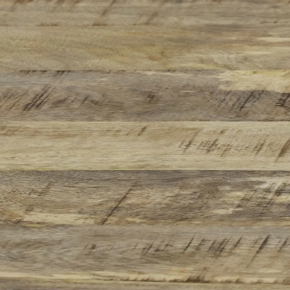 Pomax Concepts Modulaires-MATTEO - dessus de table - bois de mangier / métal - L 118 x W 80 X H 3 cm - naturel