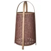Pomax Lanternes-MINOS - lanterne - bambou - DIA 35 x H 66 cm - rouille