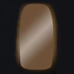 Pomax Miroirs-MIRACLE - miroir avec lumièrre led - miroir / mdf - L 70 x W 35 cm - fumé