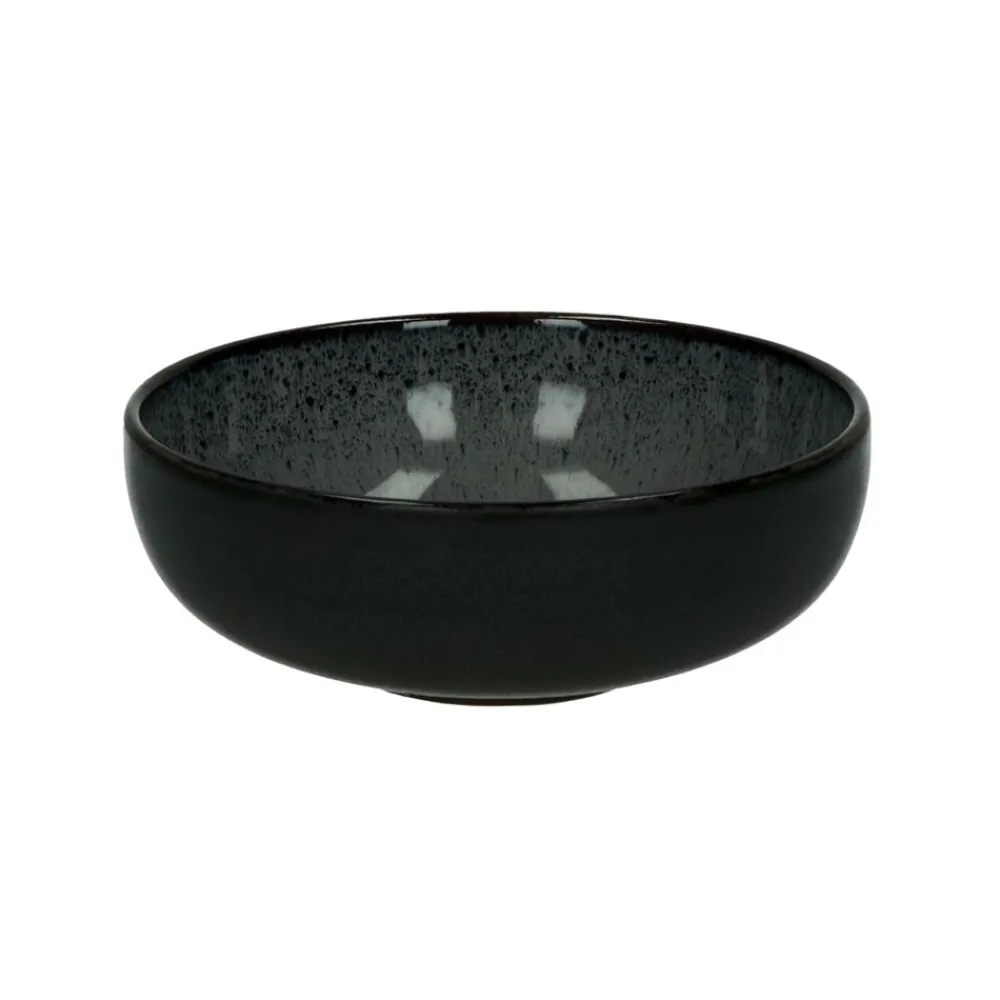 Pomax Vaisselle-MIRHA - bol - grès - DIA 16 x H 6 cm - gris foncé