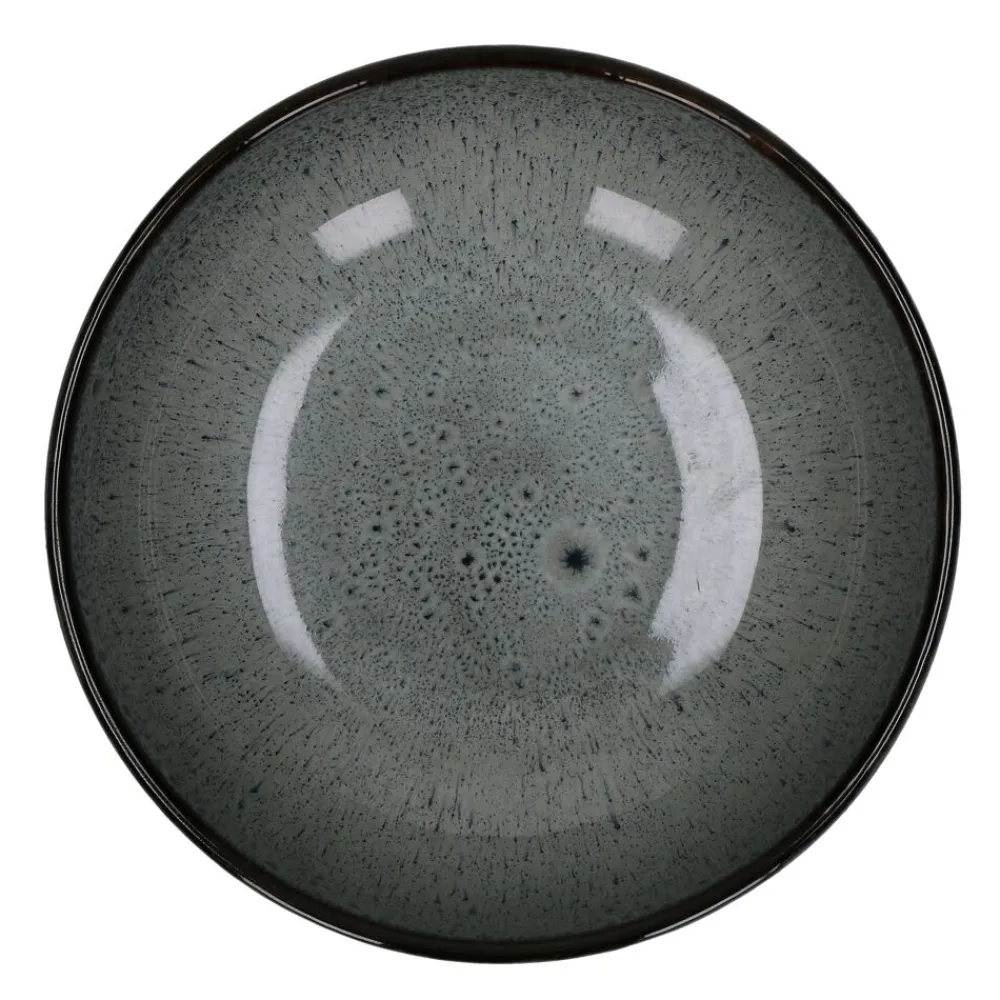 Pomax Vaisselle-MIRHA - bol - grès - DIA 16 x H 6 cm - gris foncé