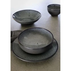 Pomax Vaisselle-MIRHA - bol à soupe - grès - DIA 18,9 x H 5,2 cm
