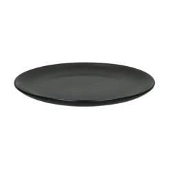 Pomax Vaisselle-MIRHA GRANIT - assiette à dessert - grès - DIA 22 cm - gris
