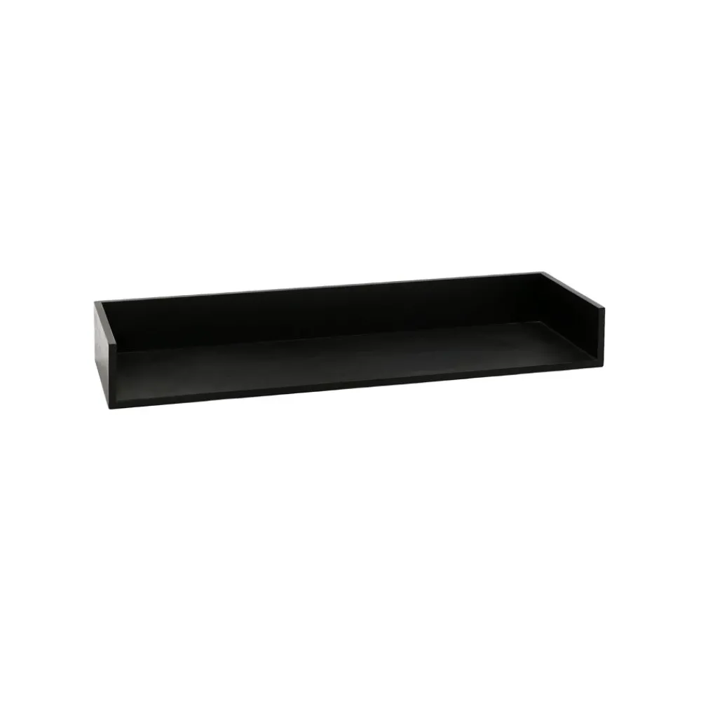 Pomax Concepts Modulaires-MODIV' - étagère - contre-plaqué / vernis à bois - L 120 x W 38 x H 15 cm - noir