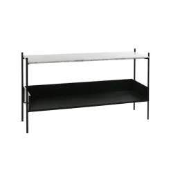 Pomax Concepts Modulaires-MODIV' - étagère - contre-plaqué / vernis à bois - L 120 x W 38 x H 15 cm - noir