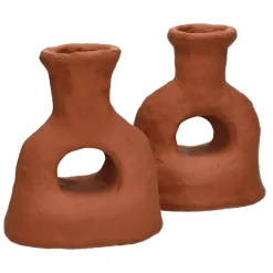 Pomax Objets De Décoration-MOMO - objet déco - papier mâché - L 21 x W 18 x H 25 cm - terracotta
