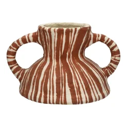 Pomax Objets De Décoration-MURAZZANO - objet déco - papier mâché - DIA 23 x H 20 cm - terracotta